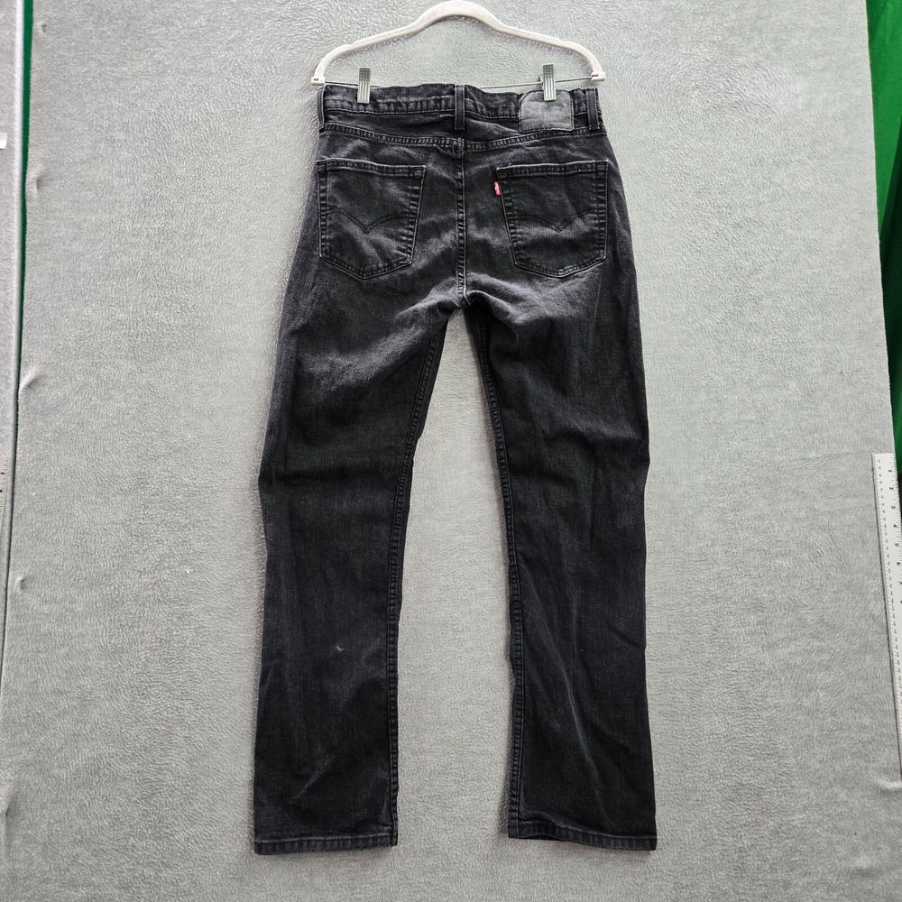 Levi's 514 Men Jeans 33x32 Gray Denim Straight Fit Pockets Mid Rise Cotton Adult - Picture 10 of 14